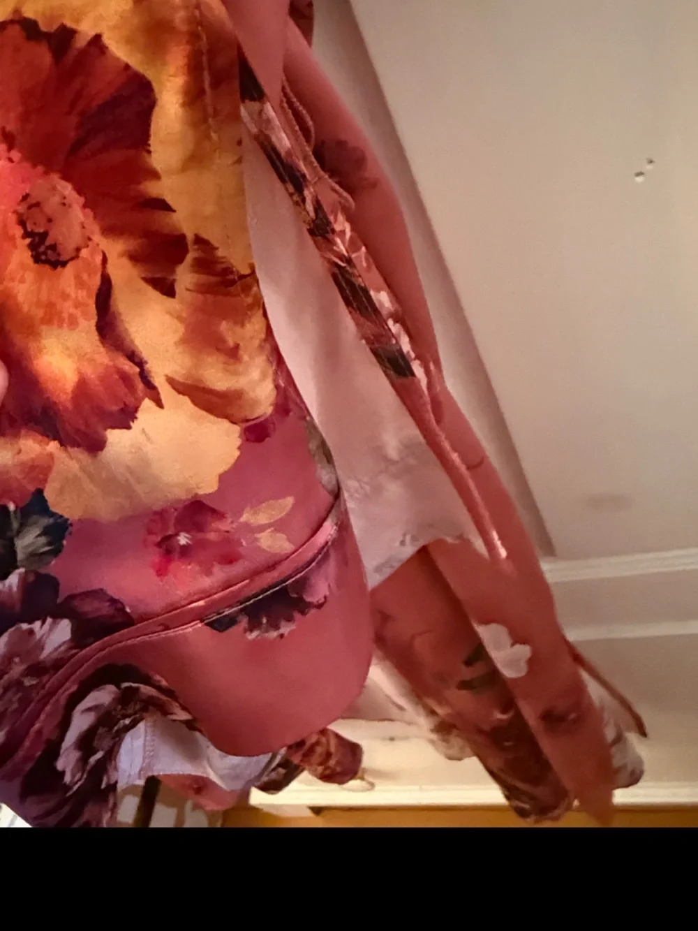 Nordstrom Pink Floral Silk robe or jacket